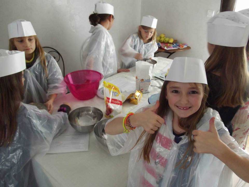 Atelier pour les apprentis pâtissiers
